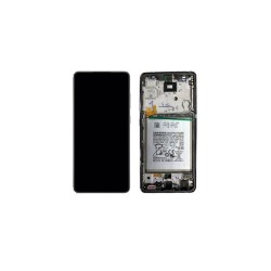 TOUCH+DISPLAY WITH FRAME AND BATTERY SAMSUNG GALAXY A72 4G/A725/5G 2021/A726 6.7" SERVICE PACK PRETO TOUCH+DISPLAY WITH FRAME AND BATTERY SAMSUNG GALAXY A72 4G/A725/5G 2021/A726 6.7" SERVICE PACK PRETO